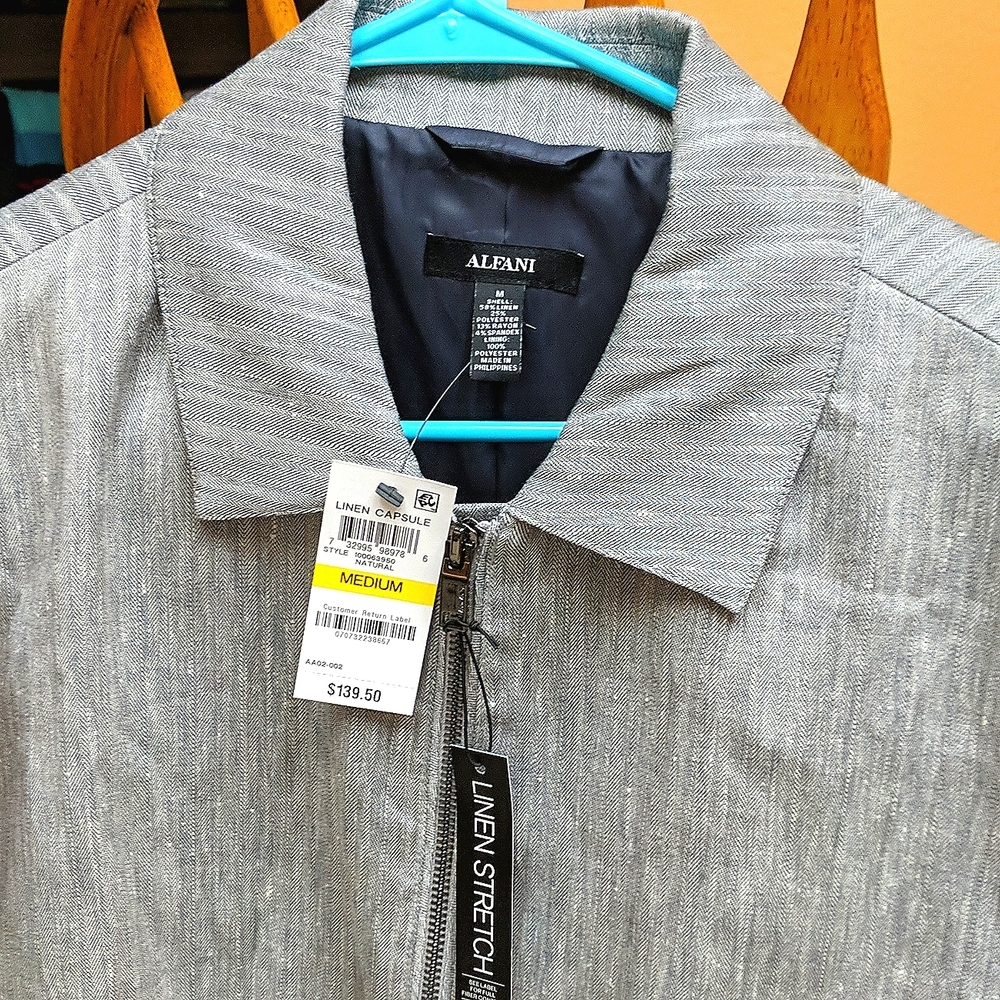 Alfani mens medium herringbone jacket - Picture 3 of 6